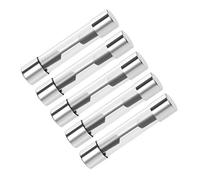 sourcing map Fuses 15A DC 32V 6x32mm Stereo Alarm Amplifier Glass 5pcs