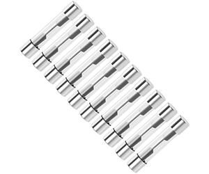 sourcing map Fuses 20A DC 32V 6x32mm Stereo Audio Alarm Amplifier Glass 10pcs