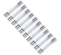sourcing map Fuses 30A DC 32V 6x32mm Stereo Audio Alarm Glass 10pcs