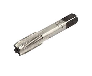 sourcing map G1/8-28 BSP 55 Degree 4 Flutes High Speed Steel HSS Pipe Thread Tap 10x53mm
