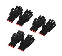 sourcing map Game Gloves Finger Gaming Glove Breathable Anti Sweat Touch Mobile Game Controller Glove Black/Red for Mobile Gaming, 3 Set