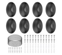 sourcing map Garage Door Sensor, Wireless Single Infrared Gate Beam Sensor Photoelectric Anti-Theft Alarm, Photocell Detector for Window Balcony Automatic Swing Sliding Gate Opener, 4 Set