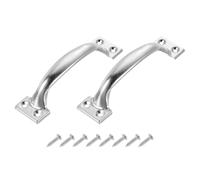 sourcing map Gate Handle Pulls, 2Pcs 5-inch/119mm Long Door Pull Handles with Screws for Cabinet Drawer Hardware Handles Pulls