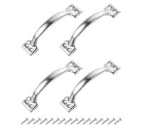 sourcing map Gate Handle Pulls, 4Pcs 6-inch/138mm Long Door Pull Handles with Screws for Cabinet Drawer Hardware Handles Pulls