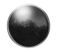 sourcing map Gazing Ball 4 Inch 100mm Reflective Sphere Polished Hollow Ball, Stainless Steel Gazing Globe Mirror Ball for Home Garden Outdoor Decoration, Bright Black