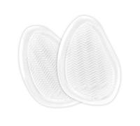 sourcing map Gel Metatarsal Pad for Women Men Silicone Ball of Foot Cushions High Heel Inserts Adhesive Insoles Rippled 2 Pairs Clear 3.63"x 2.5"x 0.13"/9.2cm×6.35cm×0.3cm