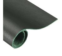 sourcing map Genuine Leather Sheet, 7.9" x 11.8" Cowhide Full Grain Leather Pieces, Pre Cut Sheets for Crafting, Sewing, Tooling, Sheath Making, Dark Green