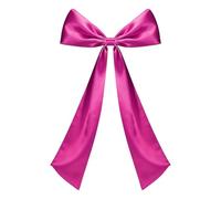 sourcing map Giant Wall Bow, 24 x 37 Inch Large Satin Ribbon Big Bows Decoration for Room Backdrop Birthday Wedding Bridal Christmas Party Shower Hanging Wall Decor, Rose Red
