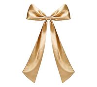 sourcing map Giant Wall Bow, 24 x 37 Inch Large Satin Ribbon Big Bows Decoration for Room Backdrop Birthday Wedding Bridal Christmas Party Shower Hanging Wall Decor, Dark Brown