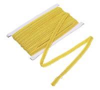 sourcing map Gimp Braid Trim, 1/2" x 14 Yards Polyester Woven Braid Fabric Upholstery Trim for Sewing Costume DIY Crafts Home Decoration, Yellow