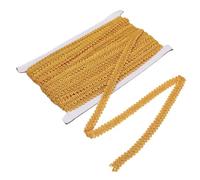 sourcing map Gimp Braid Trim, 1/2" x 14 Yards Polyester Woven Braid Fabric Upholstery Trim for Sewing Costume DIY Crafts Home Decoration, Gold