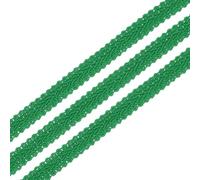sourcing map Gimp Braid Trim, 15 Yards x 3/8"(11mm) Curtain Upholstery Trim for DIY Craft Sewing Accessories, Green