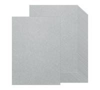 sourcing map Glitter Cardstock,20 Sheets Sparkling Paper Self-Adhesive Glitter Sticker Paper for DIY Projects Arts Craft Christmas Birthday Party Wedding Decor,Grey,80 GSM