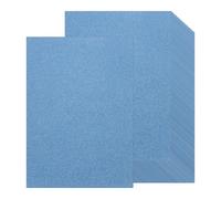 sourcing map Glitter Cardstock,20 Sheets Sparkling Paper Self-Adhesive Glitter Sticker Paper for DIY Projects Arts Craft Christmas Birthday Party Wedding Decor,Light Blue,80 GSM