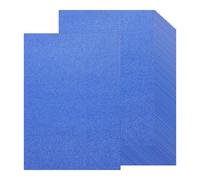 sourcing map Glitter Cardstock,20 Sheets Sparkling Paper Self-Adhesive Glitter Sticker Paper for DIY Projects Arts Craft Christmas Birthday Party Wedding Decor,Blue,80 GSM