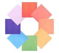 sourcing map Glitter Origami Paper 120 Sheets, 6"x6" 70gsm Square Sheets Pearlescent Colorful Easy Fold Paper for DIY Handmade Arts Craft Gift Crane Wedding Party Birthday Decoration