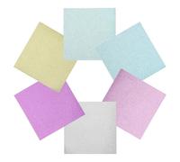 sourcing map Glitter Origami Paper 72 Sheets, 6"x6" 70gsm Square Sheet Colorful Easy Fold Paper for DIY Handmade Arts Craft Gift Crane Wedding Party Birthday Decoration