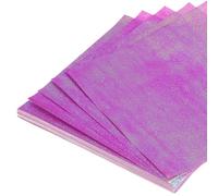 Sourcing Map Glitter Origami Paper, Rose Red, 50 Sheets, 10cm x 10cm/4 Inch x 4 Inch, Square, Glossy Paper, Crafting, Art Projects, Decorative Purposes