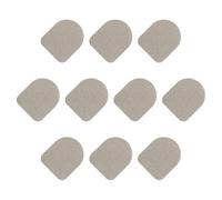 sourcing map Gloves Touch Screen Sticker 1" x 4/5" Ultra High Sensitivity Flexible Carbon fiber Ultra Thin Stickers Black for Gloves, 16 Pcs(12 In 1)