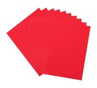 sourcing map Glow in The Dark Card 10 Sheets Blank Neon Card Stock 8"x11" 250gsm Fluorescent Blacklight Paper Printable for Party Dance Floor Ghost Supplies,Red