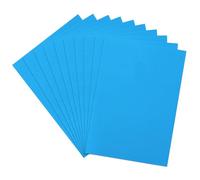 sourcing map Glow in The Dark Card 40 Sheets Blank Neon Card Stock 8"x11" 250gsm Fluorescent Blacklight Paper Printable for Party Dance Floor Ghost Supplies,Blue