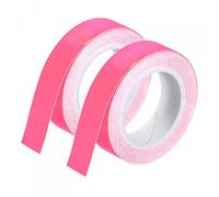 sourcing map Glow in the Dark Tape 9.8 Ft x 0.5 Inch Luminous Fluorescent Tape for Night Outdoors Indoors Decorations Signs, Pink Pack of 2