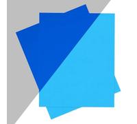 sourcing map Glow in The Dark Vinyl Permanent Adhesive Holographic Blue Glow Blue Vinyl 11.7 Inch Wide 8.3 Inch Long for Wrap Stickers Decal Lettering, 2 Pcs