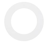 sourcing map Goof Rings, 2.6" ID 3.8" OD Steel Flat Goof Trim Ring Light Cover Plate Flush Mount Can Converter for Recessed Downlight Vent Ceiling Medallion Wall Hole Decor, Matte White