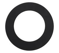 sourcing map Goof Rings, 2.8" ID 4.5" OD Steel Flat Goof Trim Ring Light Cover Plate Flush Mount Can Converter for Recessed Downlight Vent Ceiling Medallion Wall Hole Decor, Matte Black
