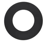 sourcing map Goof Rings, 3" ID 5.3" OD Steel Flat Goof Trim Ring Light Cover Plate Flush Mount Can Converter for Recessed Downlight Vent Ceiling Medallion Wall Hole Decor, Matte Black