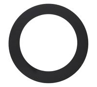 sourcing map Goof Rings, 4" ID 5.5" OD Steel Flat Goof Trim Ring Light Cover Plate Flush Mount Can Converter for Recessed Downlight Vent Ceiling Medallion Wall Hole Decor, Matte Black