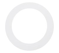 sourcing map Goof Rings, 5.9" ID 8.1" OD Steel Flat Goof Trim Ring Light Cover Plate Flush Mount Can Converter for Recessed Downlight Vent Ceiling Medallion Wall Hole Decor, Matte White