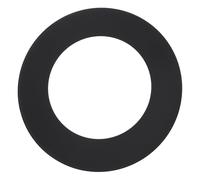 sourcing map Goof Rings for 4" Recessed Lights, 4.25" ID 6.8" OD Steel Flat Goof Trim Ring Can Light Cover Plate Flush Mount Can Converter for Ceiling Wall Hole Decorative, Matte Black