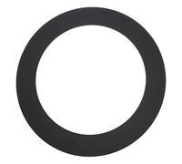 sourcing map Goof Rings for 8" Recessed Lights, 8.1" ID 10" OD Steel Flat Goof Trim Ring Can Light Cover Plate Flush Mount Can Converter for Ceiling Wall Hole Decorative, Matte Black