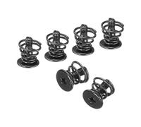 sourcing map GPU Spring Screws, 10pcs M2x6.5mm 5.5mm Spring OD GPU Graphics Card Back Plate Heatsink Screws Computer Fan Fixed Screw, Black