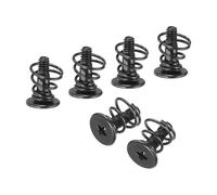 sourcing map GPU Spring Screws, 10pcs M2x7.5mm 5.5mm Spring OD GPU Graphics Card Back Plate Heatsink Screws Computer Fan Fixed Screw, Black