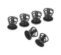 sourcing map GPU Spring Screws, 20pcs M2x6mm 5.5mm Spring OD GPU Graphics Card Back Plate Heatsink Screws Computer Fan Fixed Screw, Black