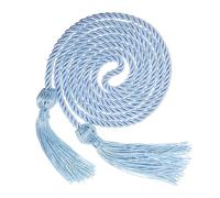 sourcing map Graduation Honor Cord 67" with Tassel Polyester Braided Honor Cord Graduation Ropes for Ceremonies Graduates, Sky Blue