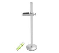 sourcing map Graphics Card GPU Support Bracket, GPU Stand Holder Magnetic Base 10-170mm Adjustable Brace for Desktop Video Card with Level, Aluminum Silver
