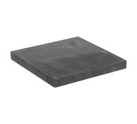 sourcing map Graphite Block Ingot Rectangle Graphite Electrode Plate Board 100x100x10mm for Melting Casting, Electrolysis Electroplating