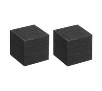 sourcing map Graphite Block Ingot Rectangle Graphite Electrode Plate Board 10x10x0.4mm for Melting Casting, Electrolysis Electroplating, 2Pcs