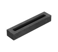 sourcing map Graphite Ingot Mould 120x25x17mm, Rectangle Crucible Mould for Casting Gold Silver Copper Brass Aluminum, Melting, Refining