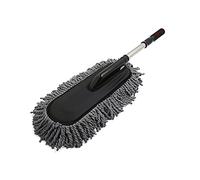 sourcing map Gray Flat Brush Duster Wax Mop Car Cleaning Washing Tools