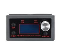sourcing map Gray Motor Speed Controller, DC 5-30V Forward Reverse Motor Driver Controller Delay Time Angle Speed Adjustable Stepper DC Encoder Control Module with HD Display Suit