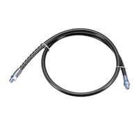 sourcing map Grease Gun Hose 39.3" 10000 PSI Spring Flex High Pressure Quick Release Grease Replacement with Coupler 1/8" NPT Threads for Grease Gun, Black