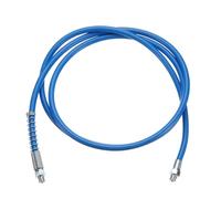 sourcing map Grease Gun Hose 78.7" 10000 PSI Spring Flex High Pressure Quick Release Grease Replacement with Coupler 1/8" NPT Threads for Grease Gun, Blue