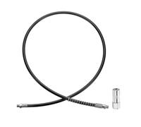 sourcing map Grease Gun Hose Kit 47.5" 10000 PSI Spring Flex High Pressure Quick Release Grease with Grease Gun Coupler 1/8" NPT Threads for Grease Gun, Black