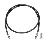 sourcing map Grease Gun Hose Kit 59" 10000 PSI Spring Flex High Pressure Quick Release Grease with Grease Gun Coupler 1/8" NPT Threads for Grease Gun, Black