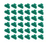 sourcing map Greenhouse Clamps for 5/16inch PVC Pipe, 40pcs Greenhouse Film Clamps Shading Net Rod Clip Garden Hoops for Row Cover, Greenhouse Plastic Sheeting(Dark Green)