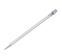 sourcing map Ground Rod Cold Galvanized Grounding Pin 1.6ft Straight Single Hole Grounding Stake for Antenna Satellite Dish Electric Fence